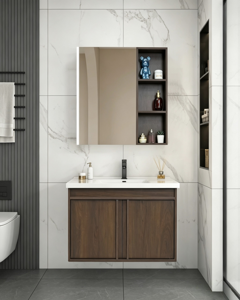MeiLunMei solid wood bathroom vanity collection