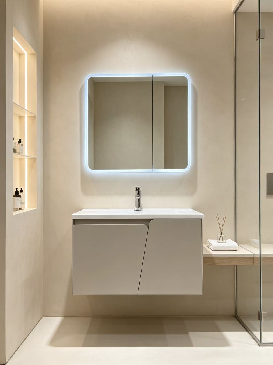 Stainless Steel Bathroom Vanity design 01