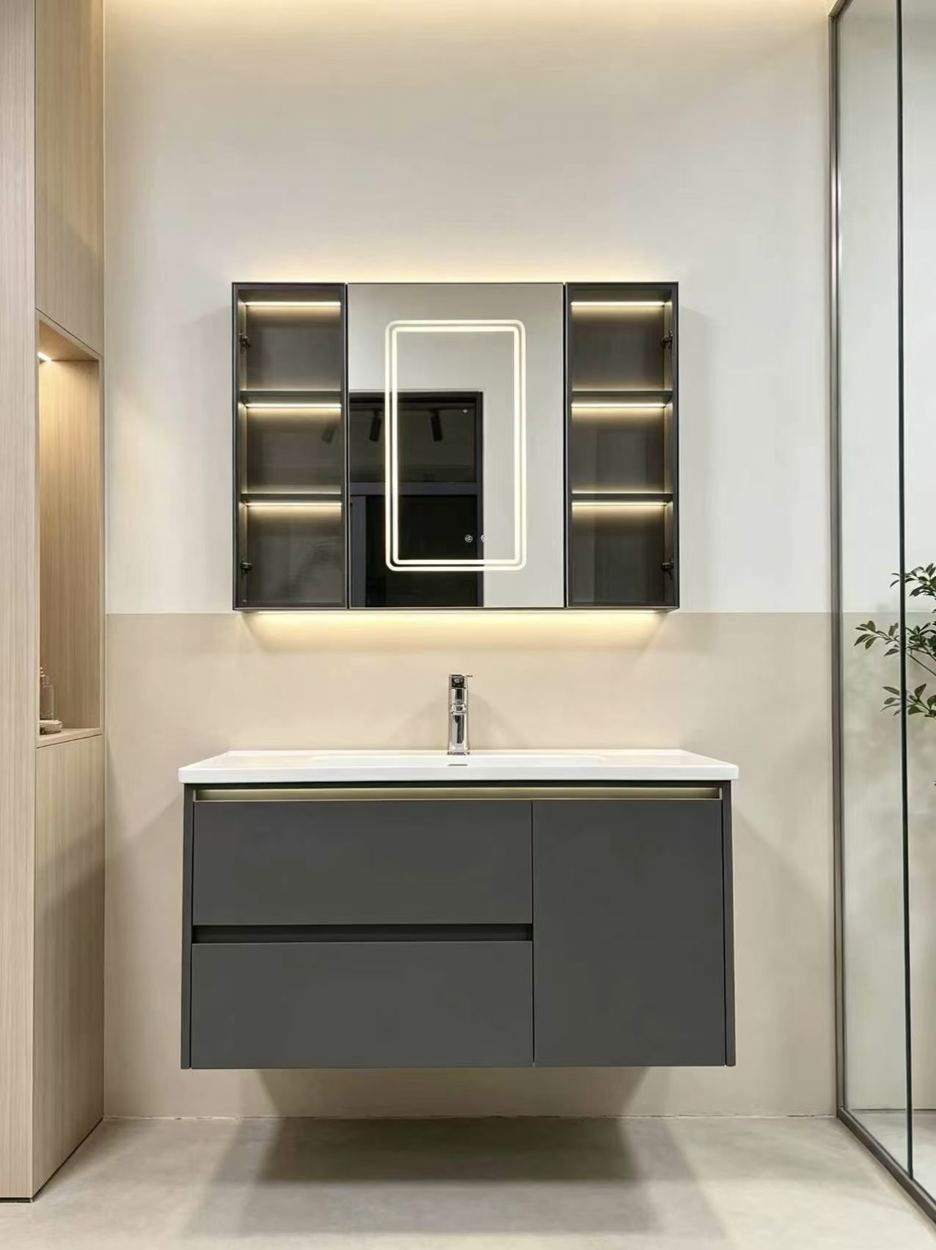 Stainless Steel Bathroom Vanity design 02