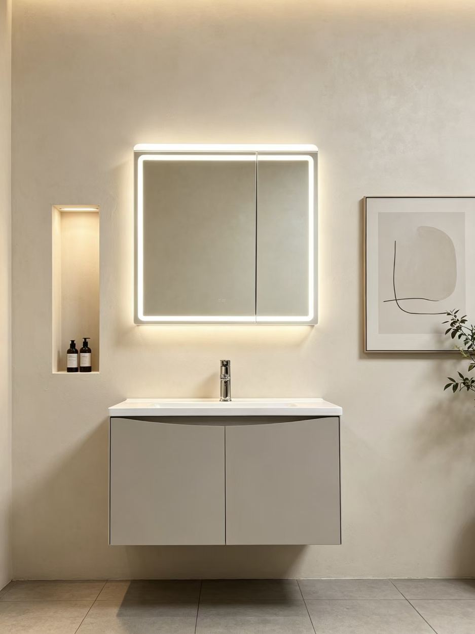 Stainless Steel Bathroom Vanity design 03