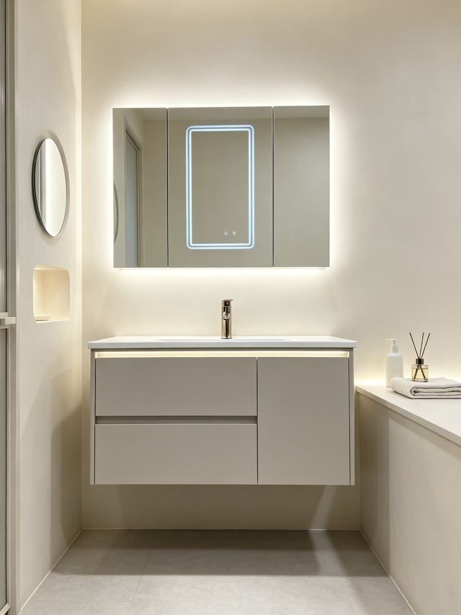 Stainless Steel Bathroom Vanity design 04