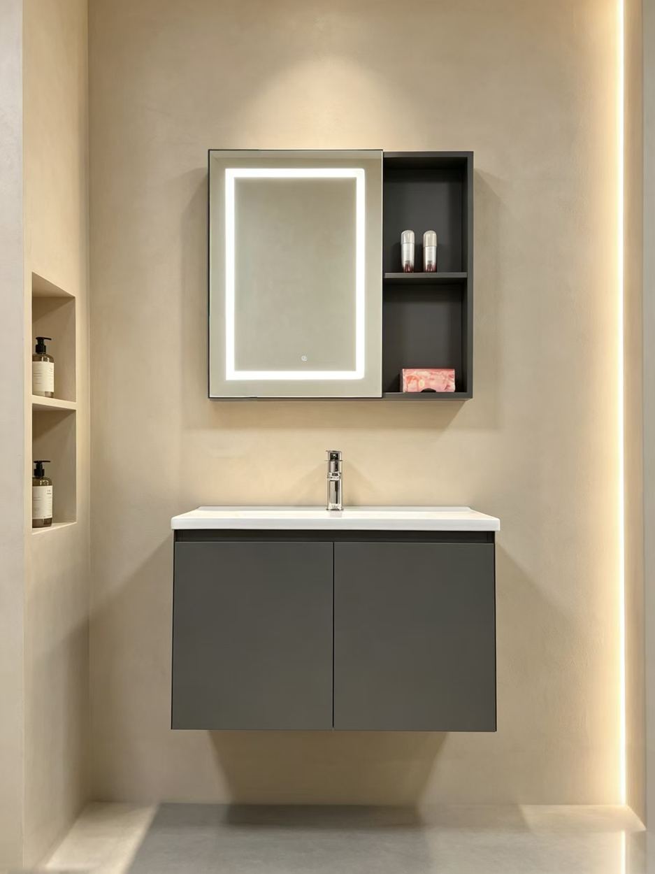 Stainless Steel Bathroom Vanity design 06